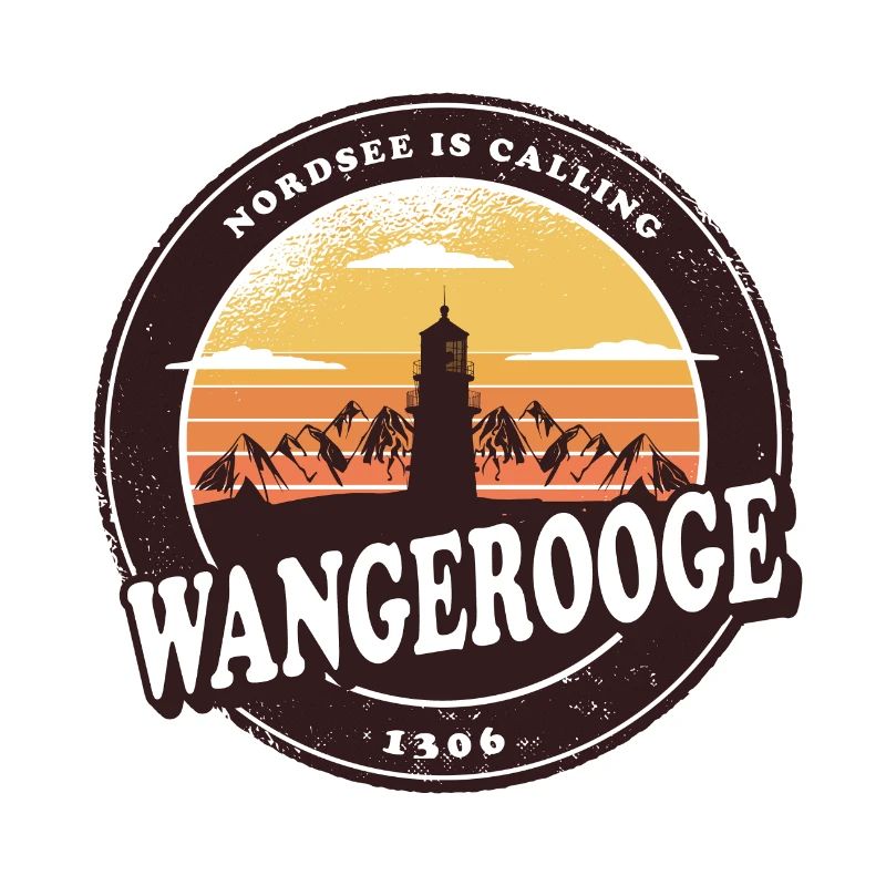 Wangerooge Leuchtturm Sunset Design