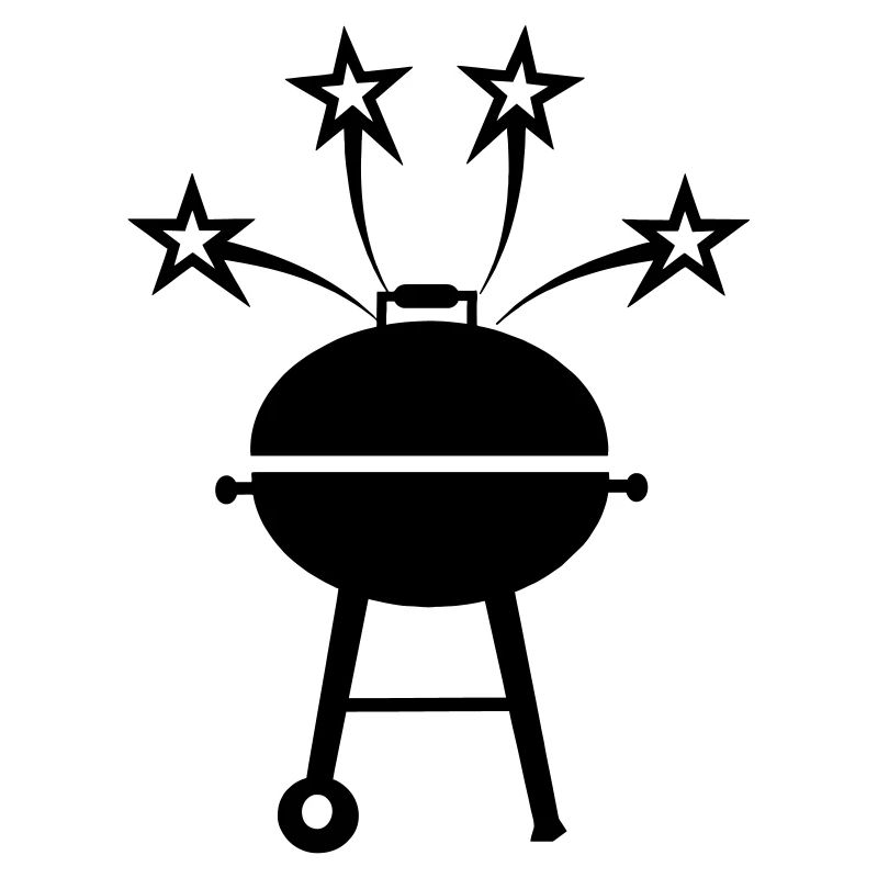 BBQ with stars