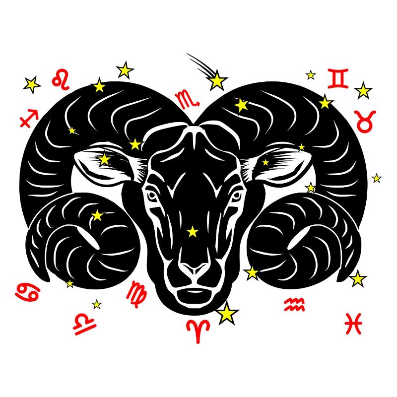 Sternzeichen Stern Logo Widder