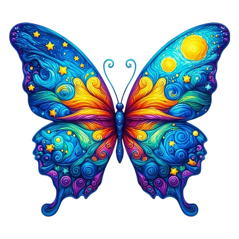 Papillon Van Gogh