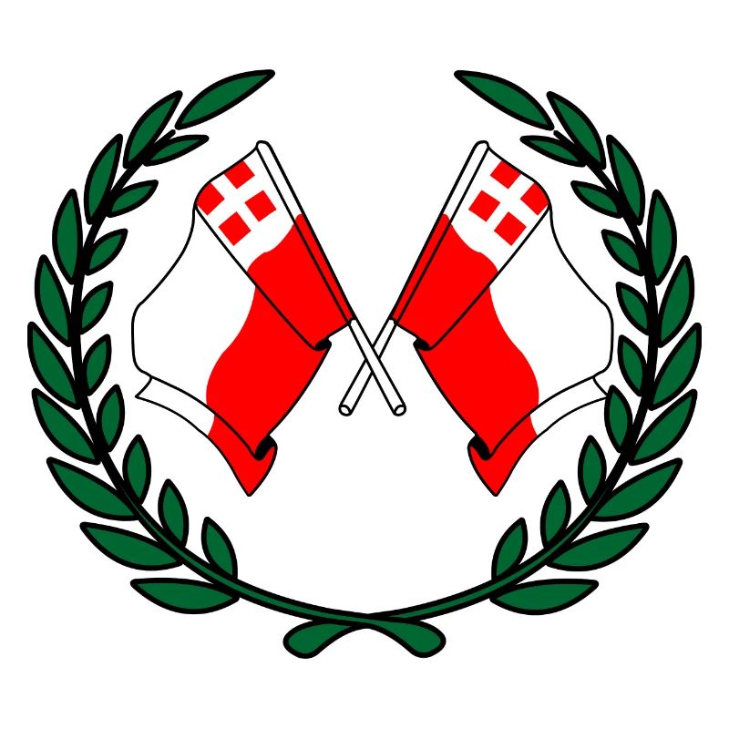 Couronne de laurier des drapeaux de la province d'Utrecht