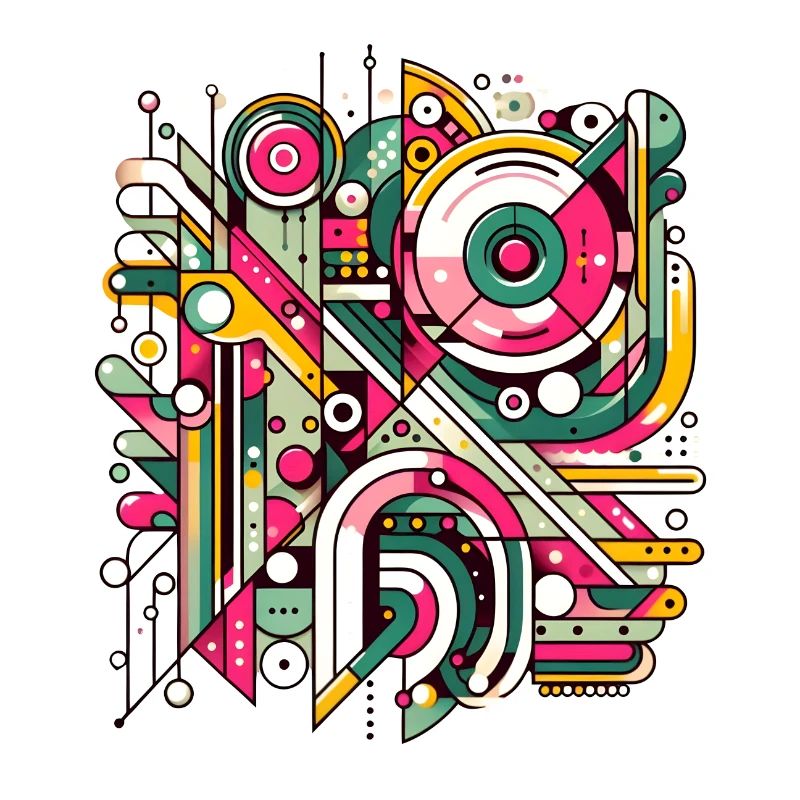 Neon Geometry — Hypergrid