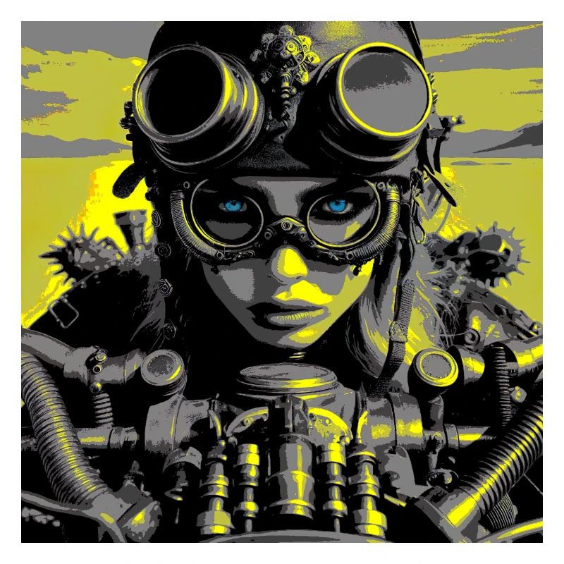 Steampunk Biker