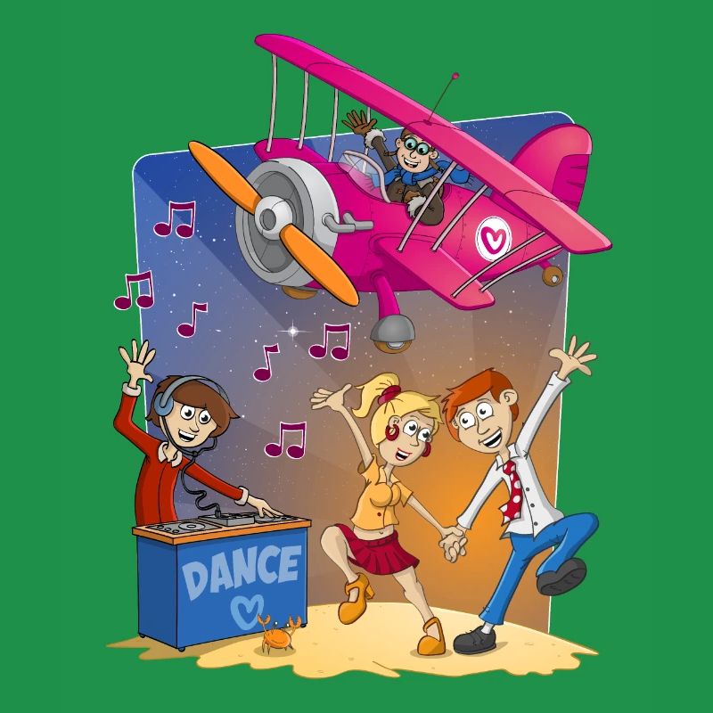 Dance, dance, dance, cheerful image