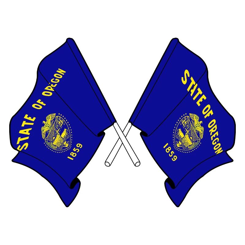 Deux drapeaux ont traversé l’Oregon