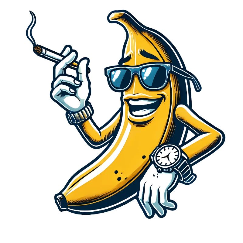 Coole Banane mit Style
