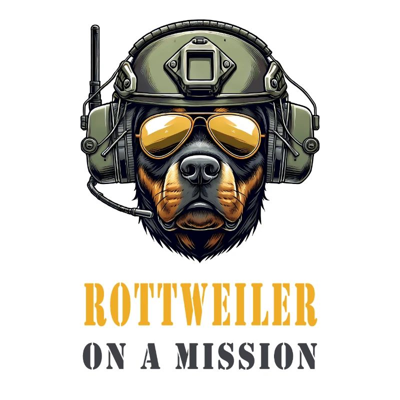 Rottweiler on a mission