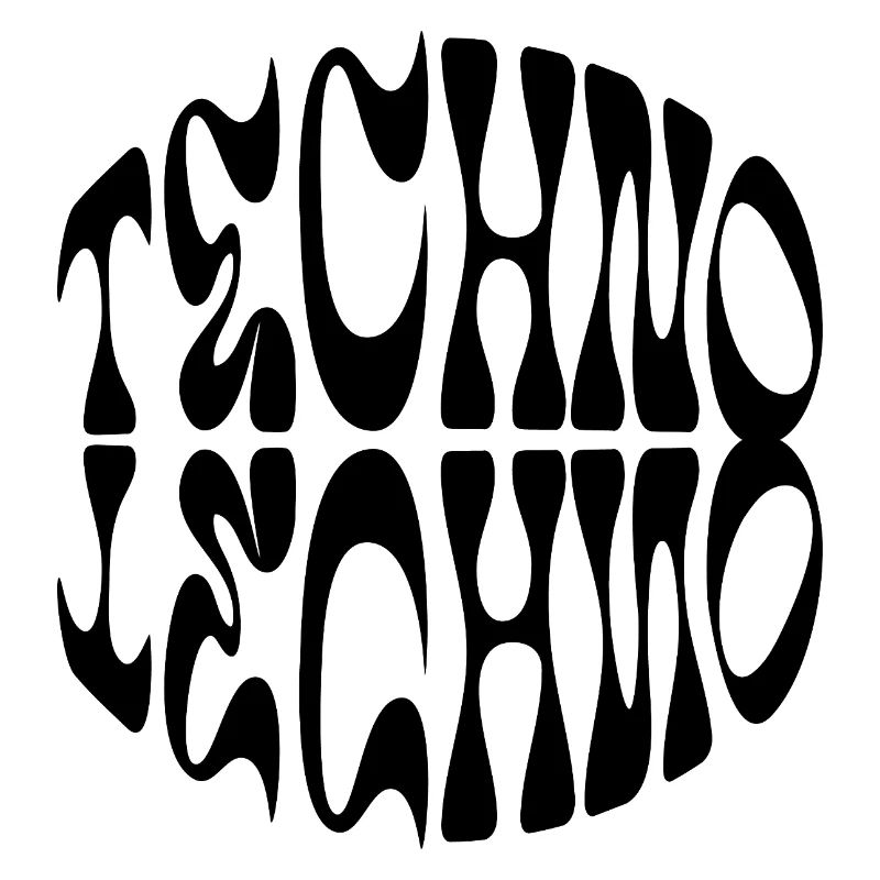 Conception de logo Techno liquid
