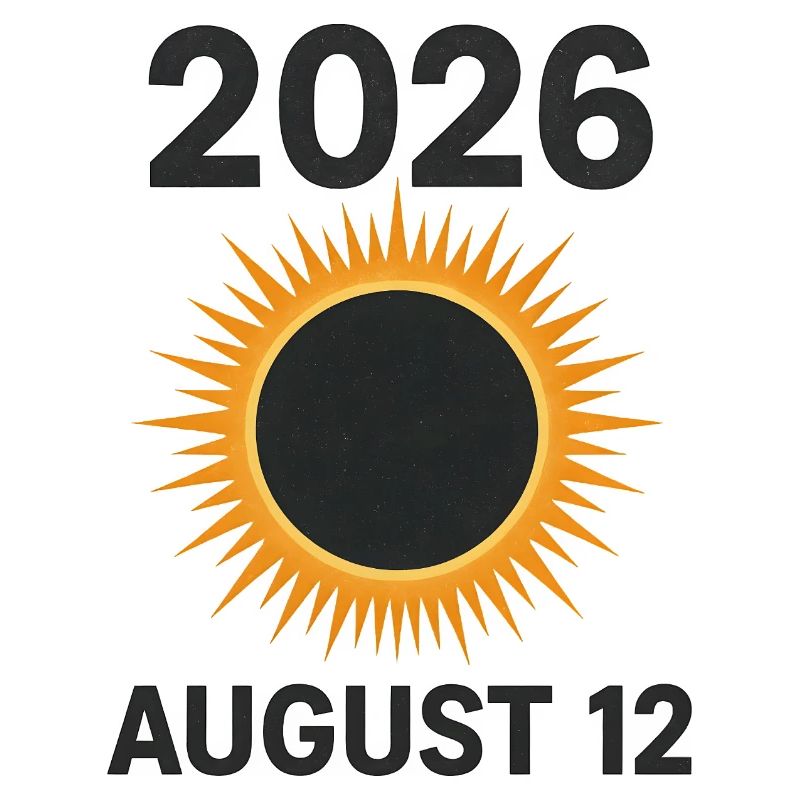 2026 August 12 - total solar eclipse