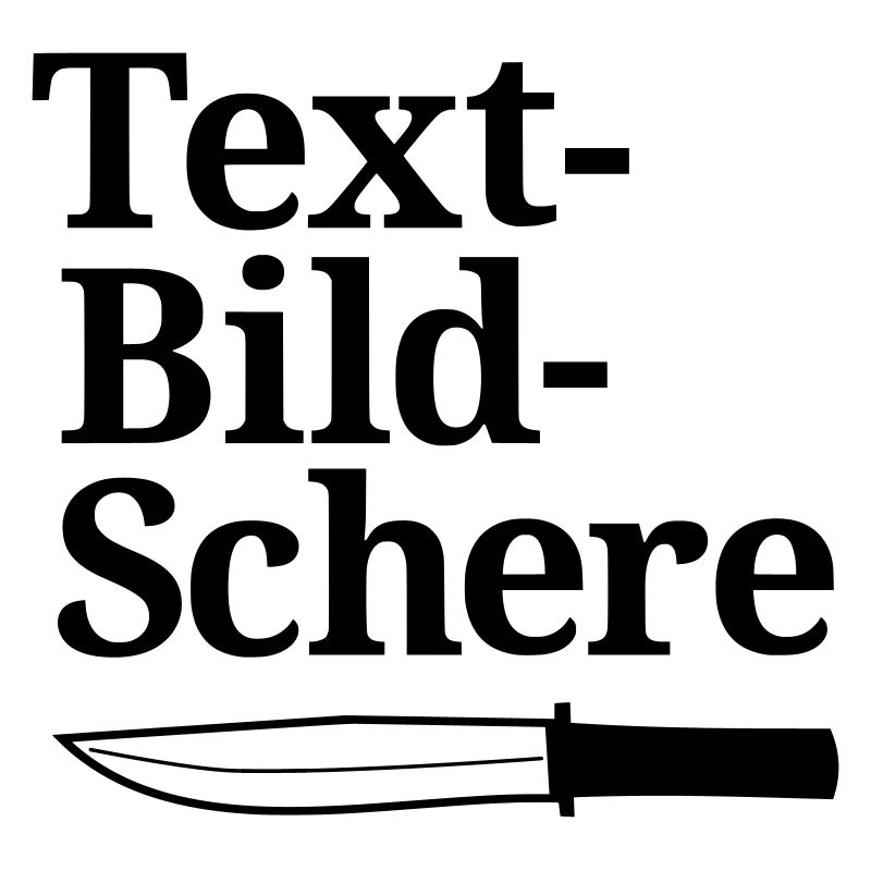 Text-Bild-Schere