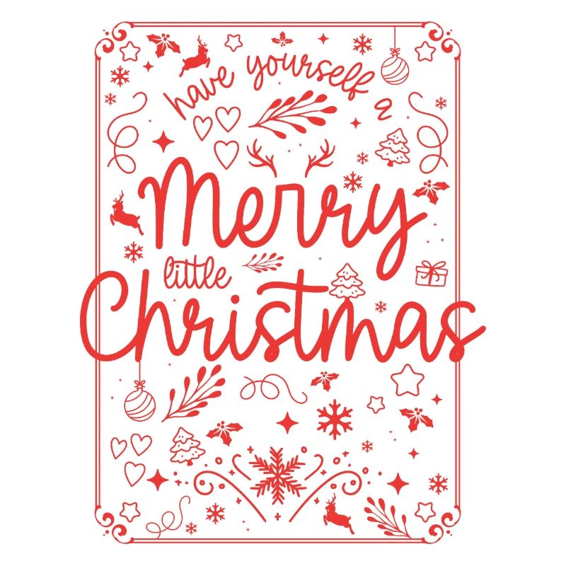 Joyeux Noël Script Rouge