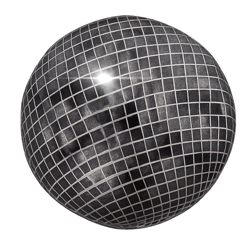 Geometrische Glitzersphäre