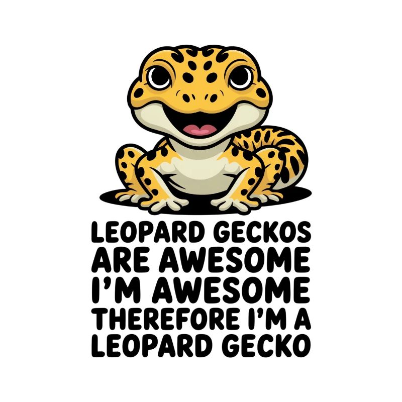 Leopard Gecko Cartoon: Spotted Charm