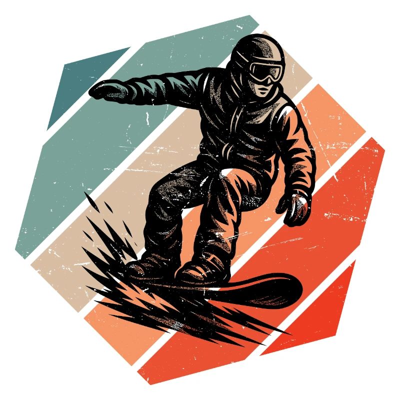 Clear snowboard motif for every day