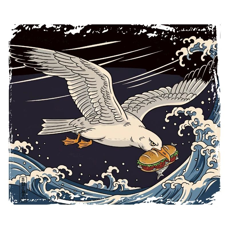 Seagulls Steals Sandwich Funny