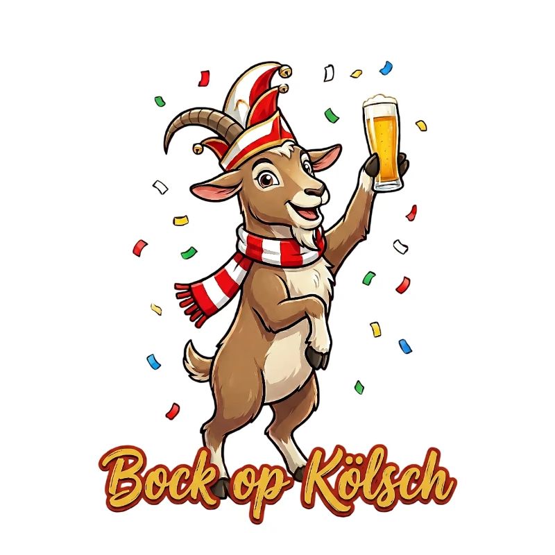 Bock op Kölsch - Köln Karneval Ziegenbock