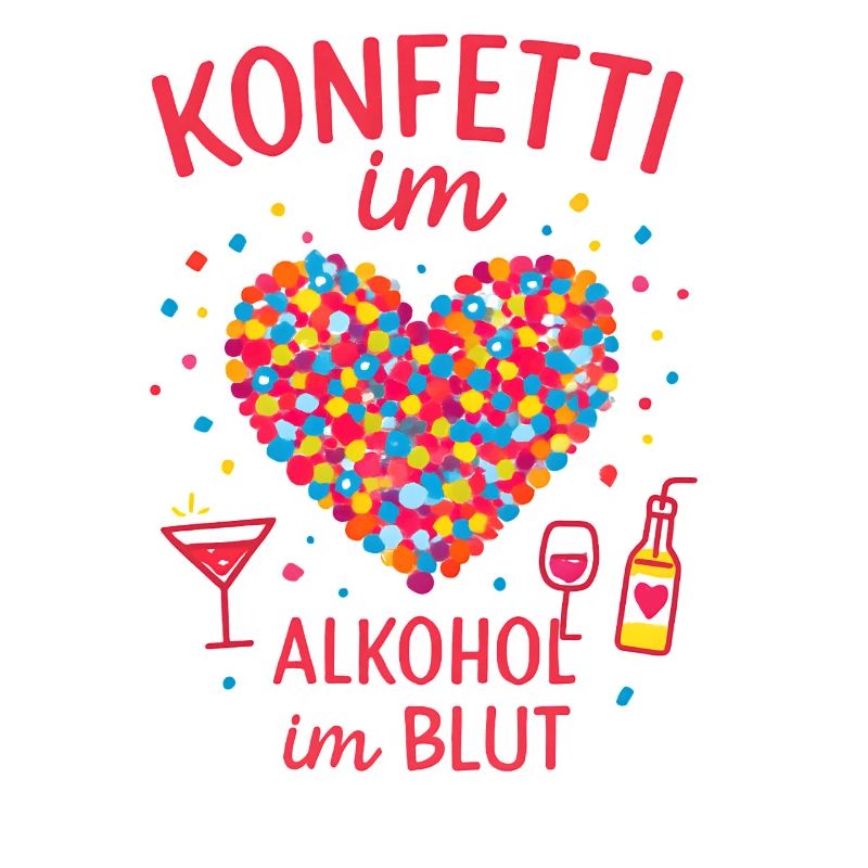Fête de confettis de carnaval, cœur de phrase de carnaval, carnaval