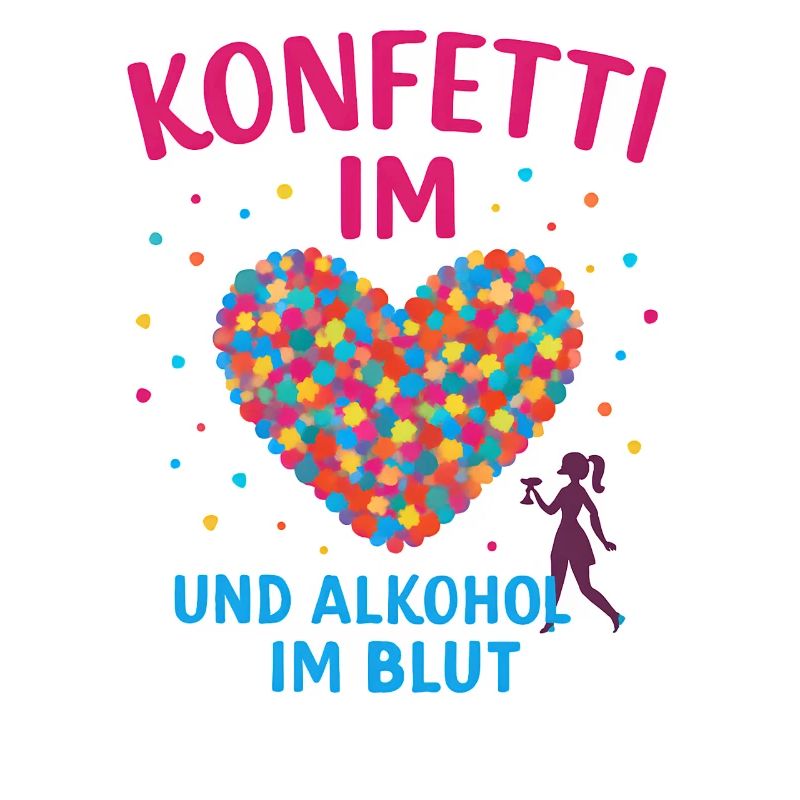 Fête de confettis de carnaval, cœur de phrase de carnaval, carnaval