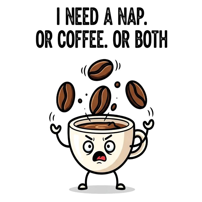 Nickerchen oder Kaffeetassen-Stimmung