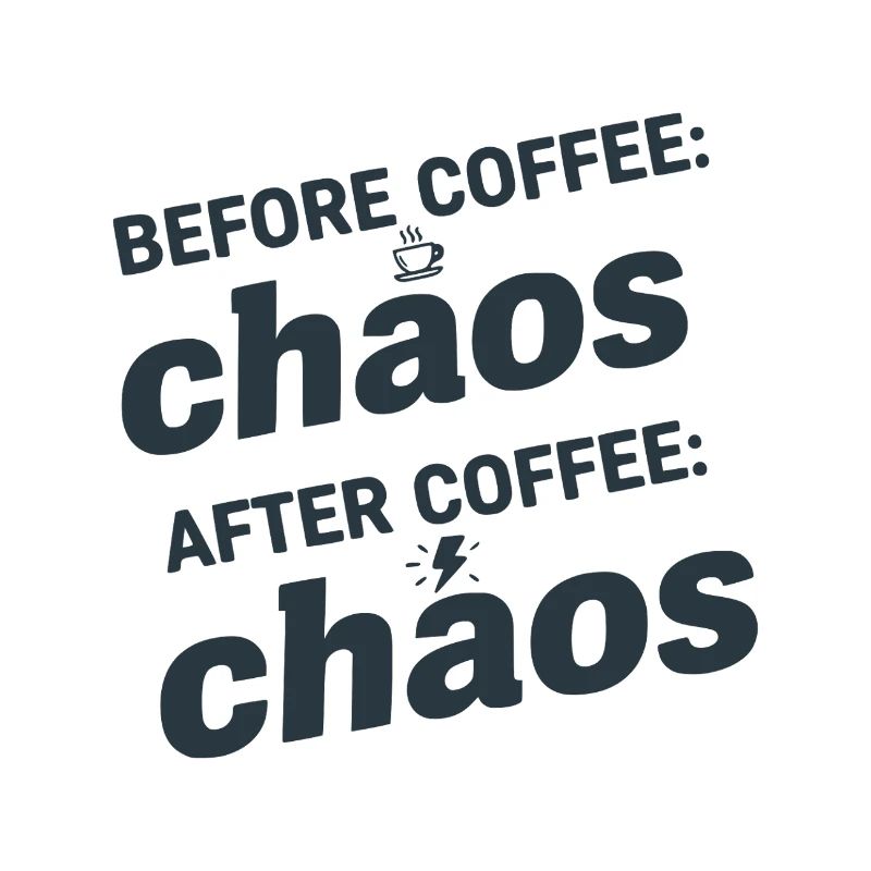 Vor und nach dem Kaffee-Chaos