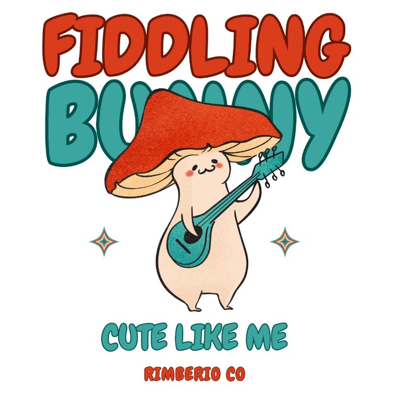 Fiddling Magic Mushroom Rabbit