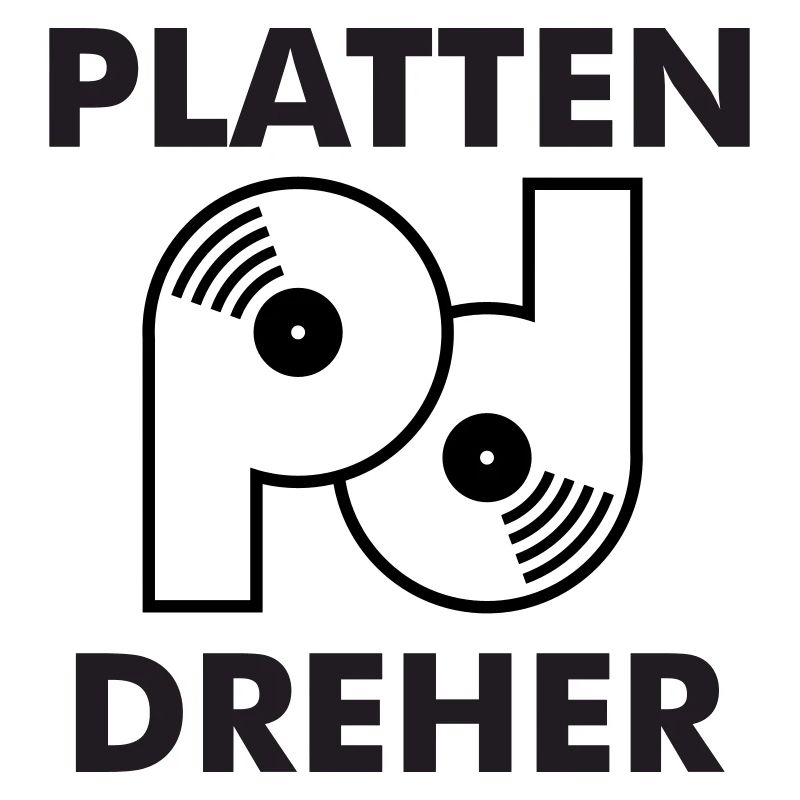 Plattendreher Logo mit Schriftzug