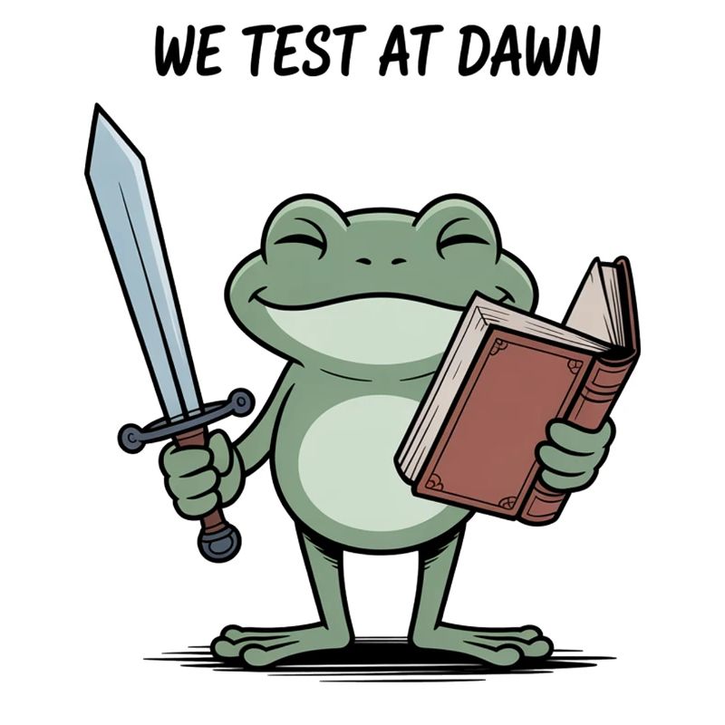 Dawn Quest Frog : Épée et Parchemin