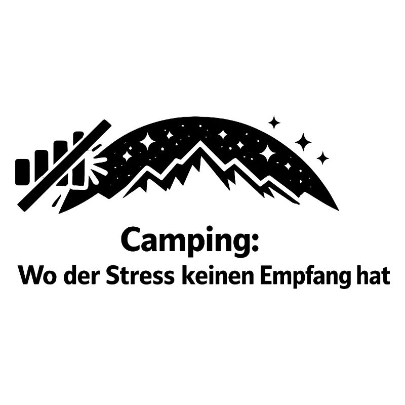 Bergsonne Minimalgrafik