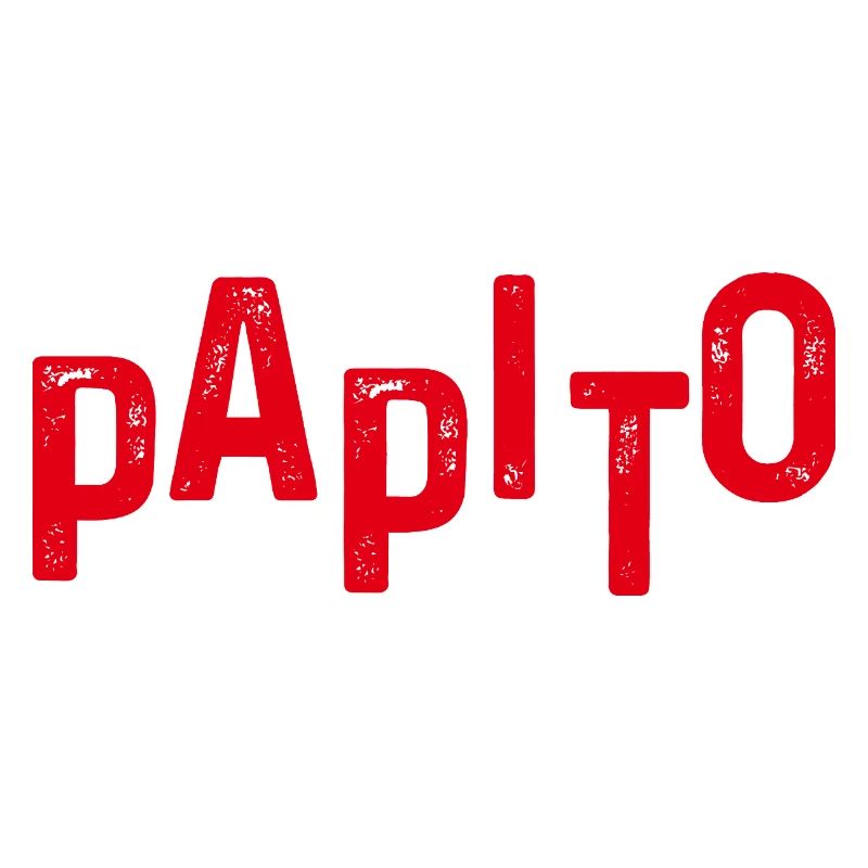 Papito Distressed Red Letters
