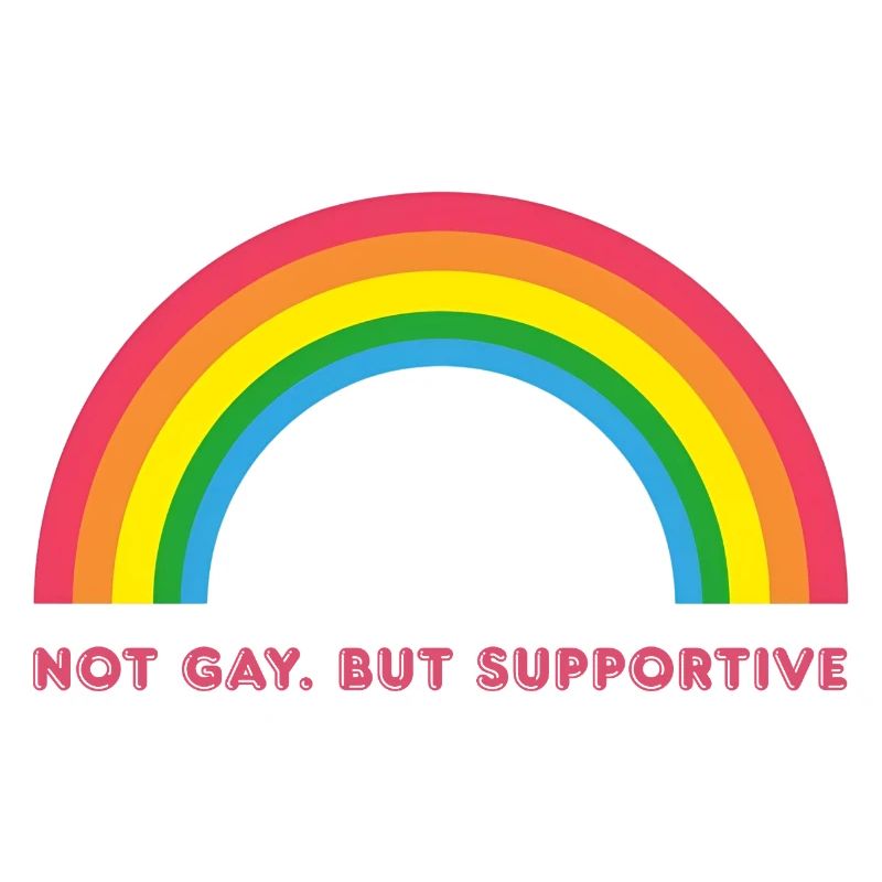 Vintage Retro Regenbogen Sterne – Supportive