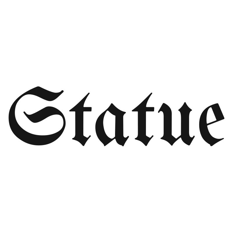 Statue gothique