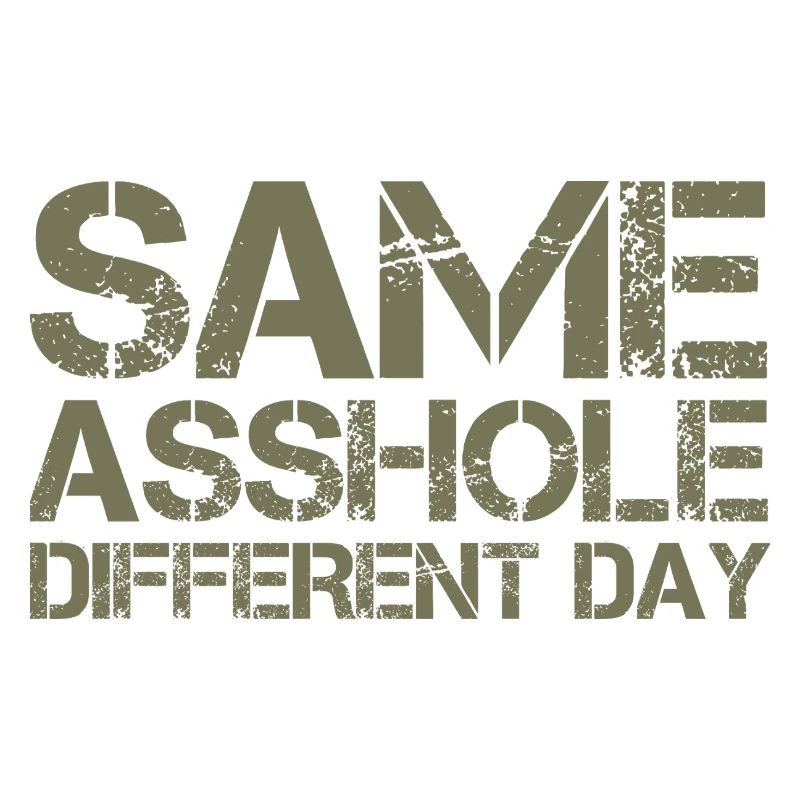 Same Asshole, different day