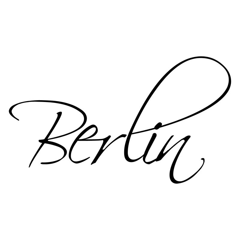 Lettrage de calligraphie de Berlin
