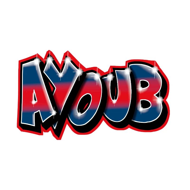 Graffiti First Name AYOUB by Max le Tagueur
