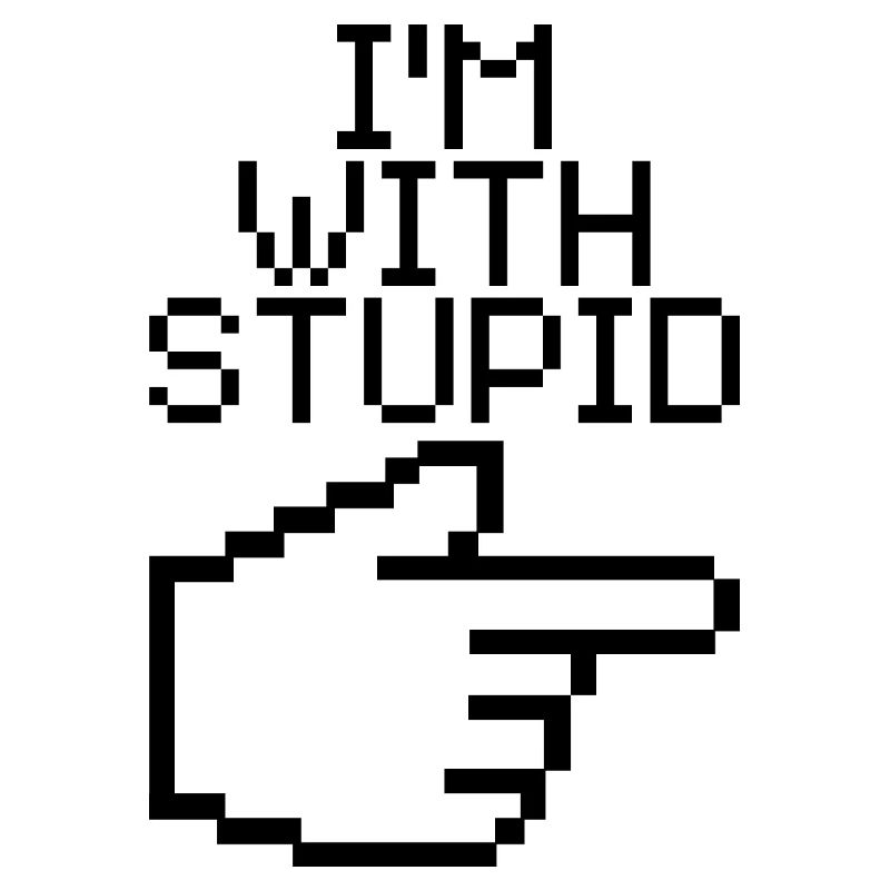 Je suis avec Stupid – Lustiger IT Spruch