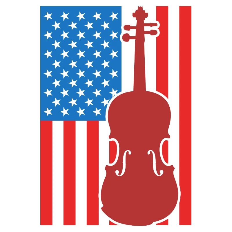 Fiddle USA Flag