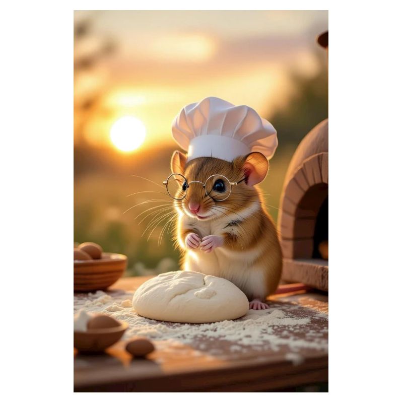 Creative Chef Mouse for Kitchen