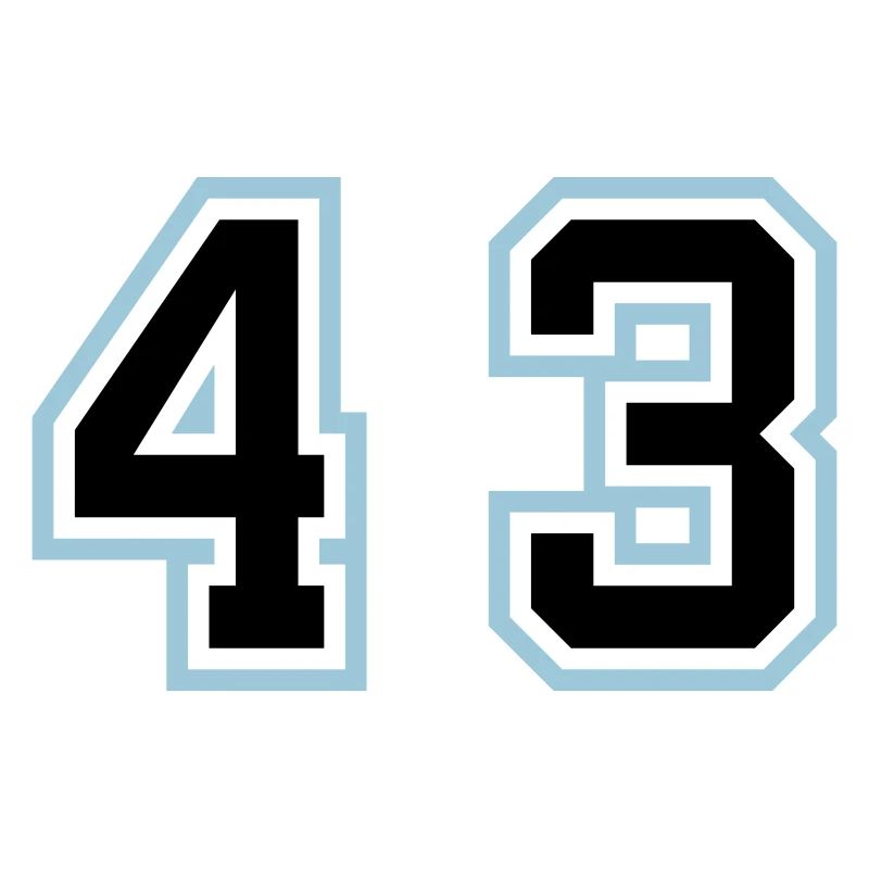 43 Number symbol