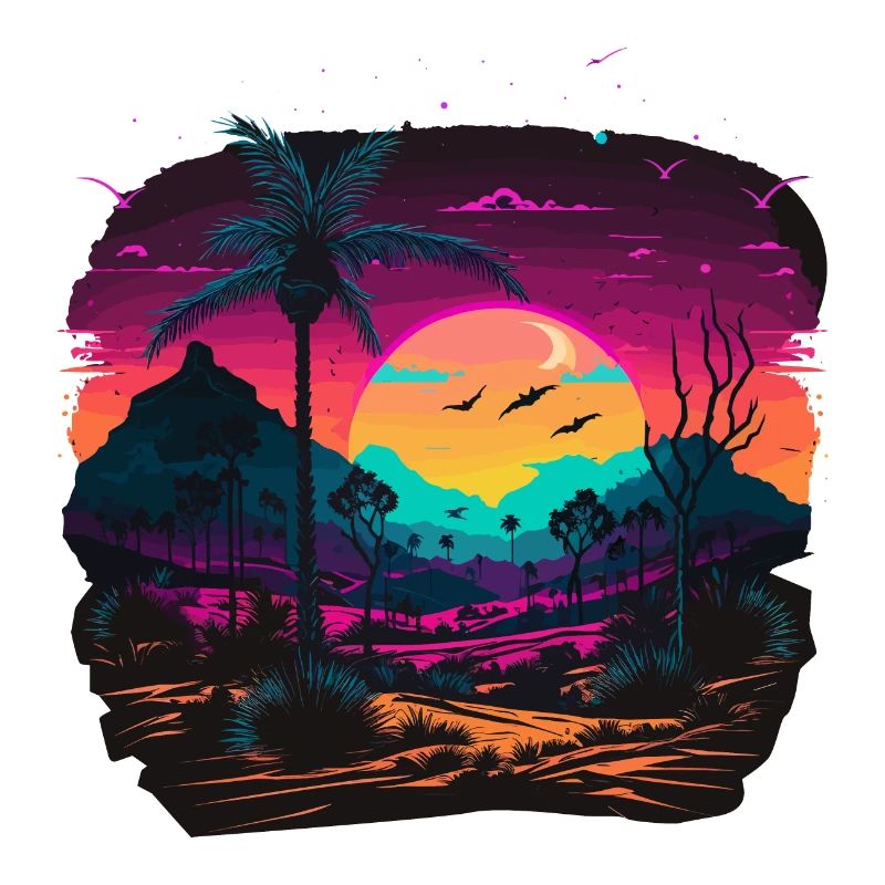 80s Style Artwork