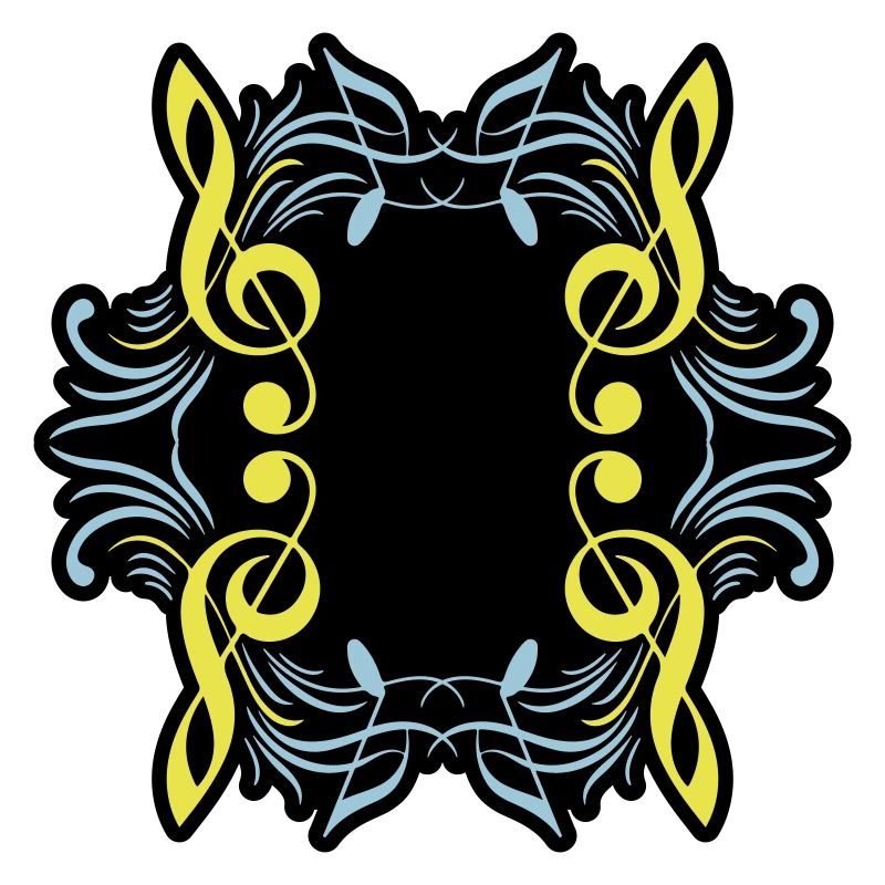 Clé de symbole de notes de musique