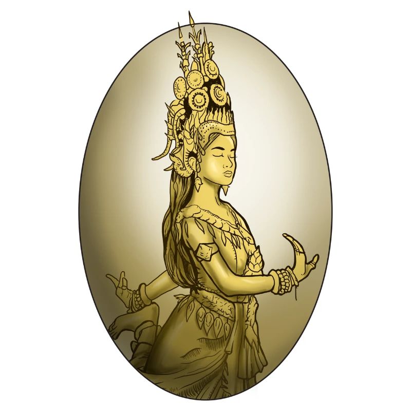 Cambodia Tradition Dance Khmer Apsara I Gift