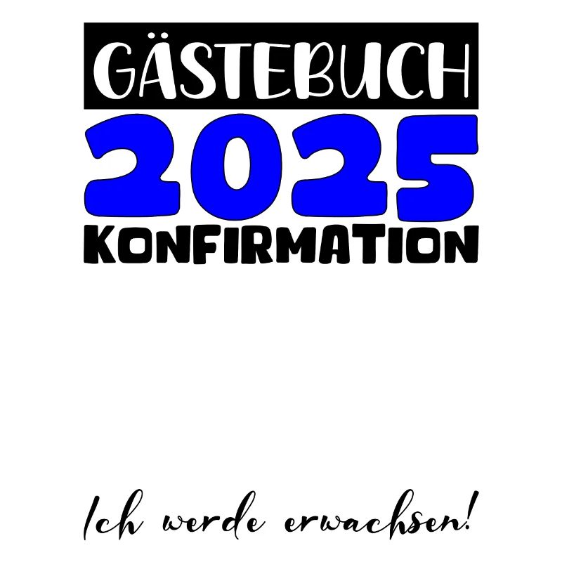 Konfirmation 2025 Gästebuch Deko Mädchen Jungen