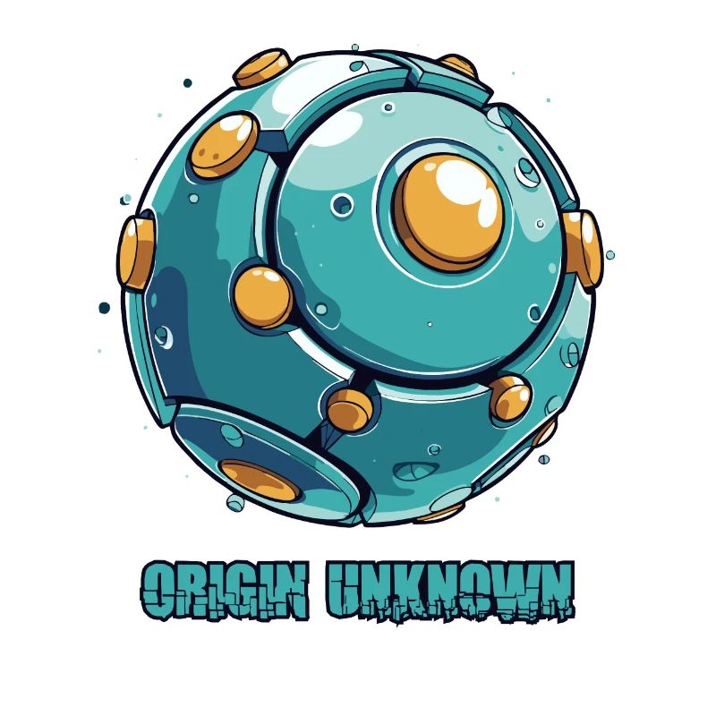 Round unknown object, origin unknown