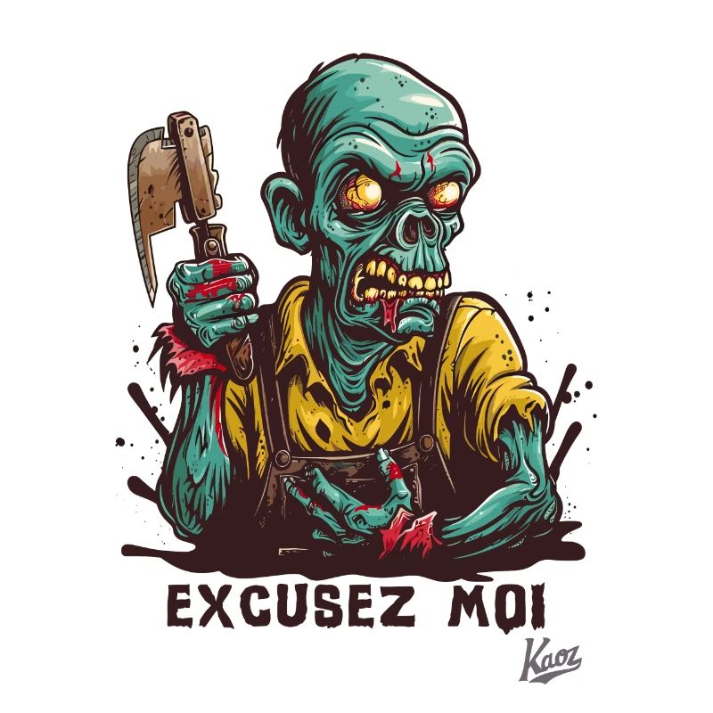 Zombie Worker: Skeleton "Excuse me"
