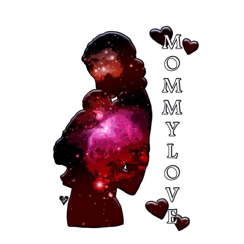 Mutter Kind Illustration Liebe Silhouette