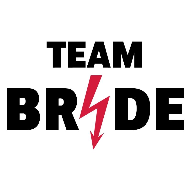 Team Bride Flash (Enterrement de vie de garçon de mariée Enterrement de vie de garçon / 2C POS)
