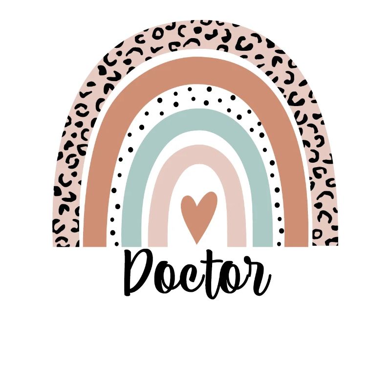 Doktor Regenbogen Leopard Lustiger Doktor Geschenk