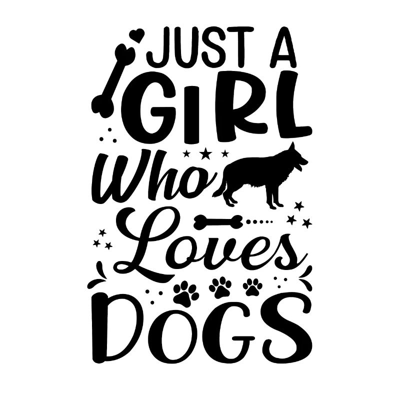 NUR EIN MÄDCHEN, DAS HUNDE LIEBT