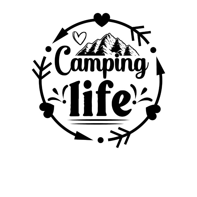 Camping Leben Wandershirt