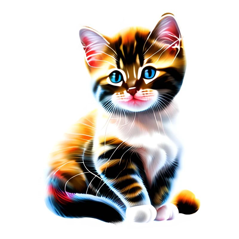 Bébé chat de Noël